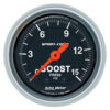 AUTOMETER 2-1/16 S/C  Boost  Gauge 0-15 PSI 3302