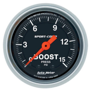 AUTOMETER 2-1/16 S/C  Boost  Gauge 0-15 PSI 3302