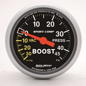 AUTOMETER 2-1/16in S/C Boost/Vac Gauge 3308