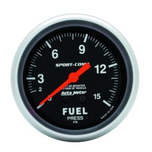 AUTOMETER 0-15 Fuel Pressure Gauge 3411