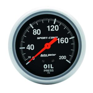 AUTOMETER 0-200 Oil Pressure Gauge 3422