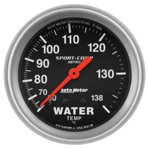 AUTOMETER 2-5/8in S/C Water Temp. Gauge - Metric 3431-M