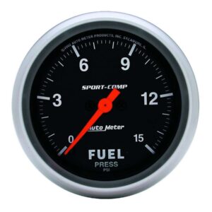AUTOMETER Sport Comp 2-5/8in Fuel 0-15 PSI Elec. 3561