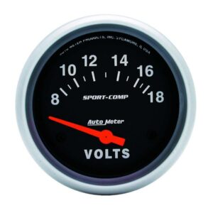 AUTOMETER 8-18 Voltmeter Gauge 3592