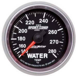 AUTOMETER 2-1/16in S/C II Water Temp. Gauge 140-280 3631
