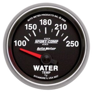 AUTOMETER 2-1/16in S/C II Water Temp. Gauge 100-250 3637