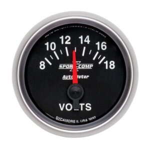 AUTOMETER 2-1/16in S/C II Voltmeter 8-18 3692