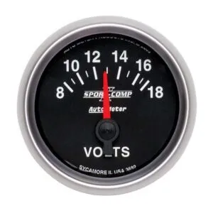 AUTOMETER 2-1/16in S/C II Voltmeter 8-18 3692