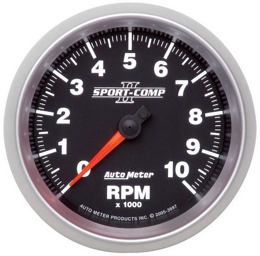 AUTOMETER 3-3/8in S/C II In-Dash Tach 3697