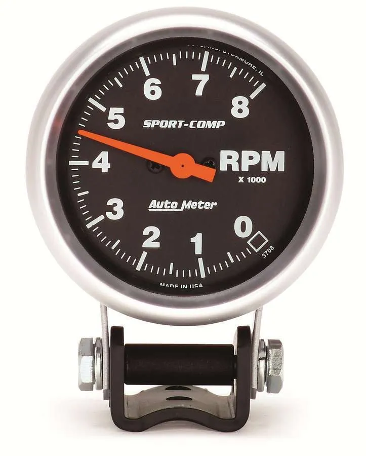 AUTOMETER 2-5/8in 8000rpm Mini Tac 3708