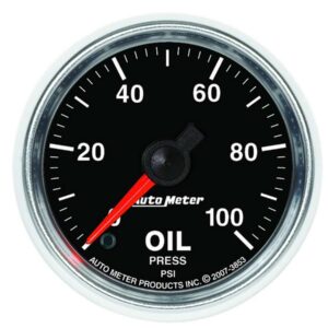 AUTOMETER 2-1/16 GS Oil Pressure Gauge - 0-100psi 3853