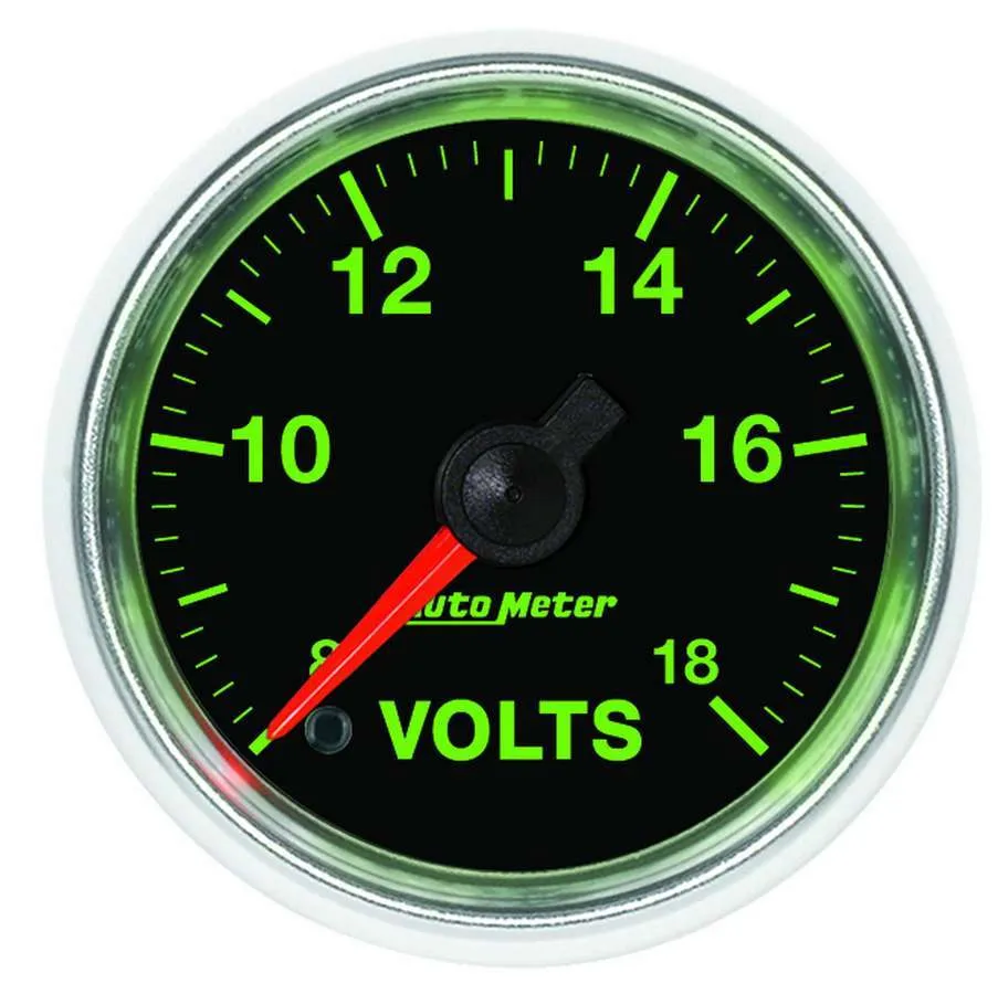 AUTOMETER 2-1/16 GS Voltmeter Gauge - 8-18 3891