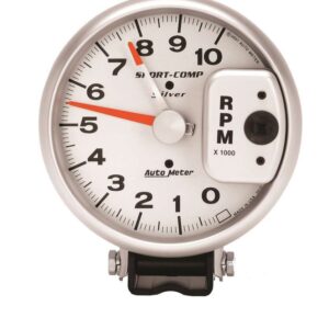 AUTOMETER 5in 10000 Rpm Silver Tac 3910