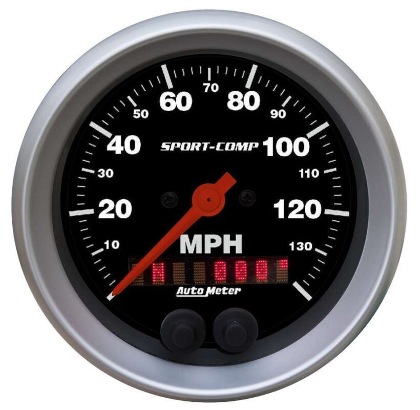 Three Wheel Speedometer AUTOMETER 3-3/8 S/C GPS Speedo w/Rally-Nav Display 3982