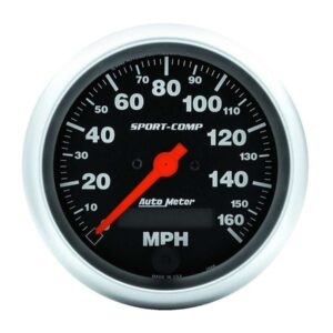 AUTOMETER 3-3/8in S/C Electric Speedo - 160MPH 3988