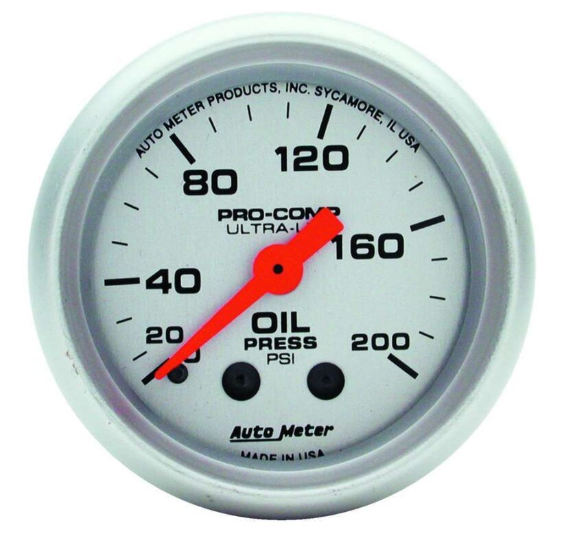 Auto Meter 3262 AUTOMETER 2-1/16 Mini Ultralite 4322