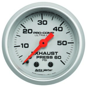 AUTOMETER Exhaust Pressure Gauge 0-60psi Ultra-Lite 4325