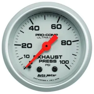 AUTOMETER Exhaust Pressure Gauge 0-100psi Ultra-Lite 4326