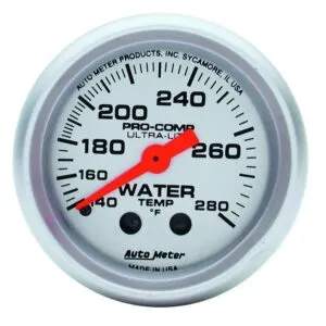 AUTOMETER 2-1/16in U/L Water Temp Gauge 140-280 4331