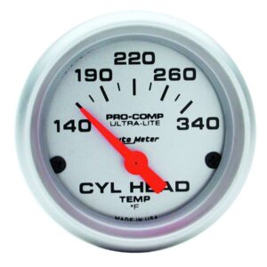 AUTOMETER 2-1/16in U/L Cyl. Head Temp Gauge - 140-340 4336