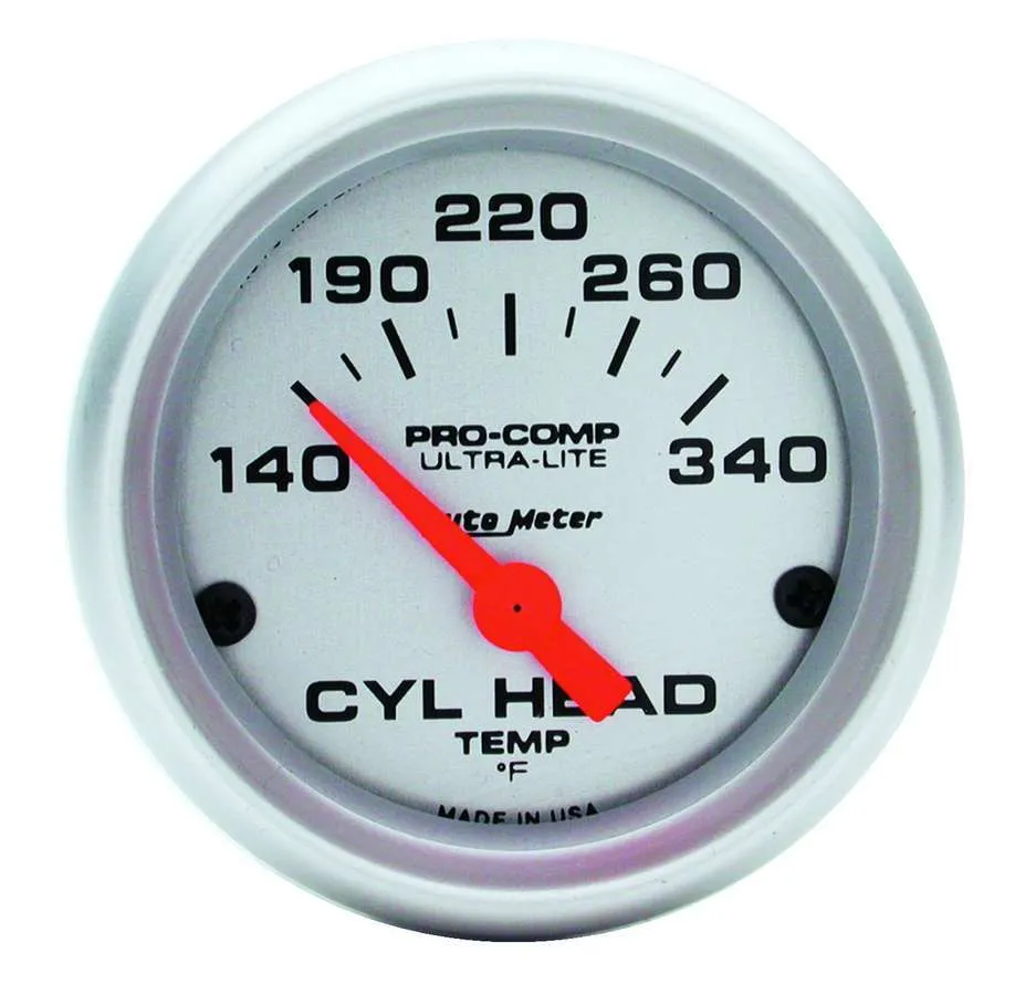 AUTOMETER 2-1/16in U/L Cyl. Head Temp Gauge - 140-340 4336