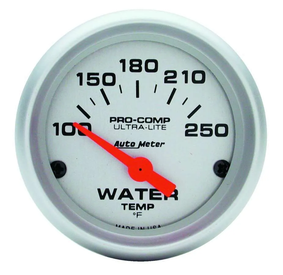 AUTOMETER 2-1/16in U/L Water Temp Gauge 100-250 4337