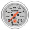 AUTOMETER 2-1/16in U/L Oil Temp Gauge w/Peak & Warning 4340