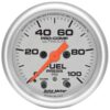 AUTOMETER 2-1/16 U/L Fuel Press Gauge 0-100psi 4371