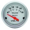 AUTOMETER 2-1/16 Mini Ultralite VOLTMETER 4391