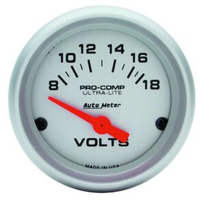 AUTOMETER 2-1/16 Mini Ultralite VOLTMETER 4391