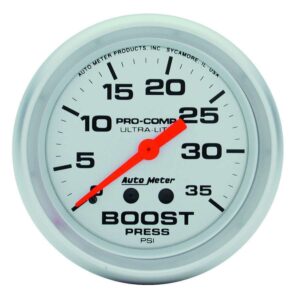 AUTOMETER 2-5/8in Ultra-Lite 0-35 Boost Gauge 4404