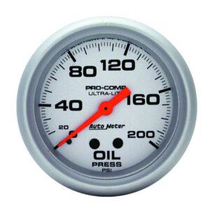 AUTOMETER 2-5/8in Mech Oil Pressure 0-200 Psi 4422