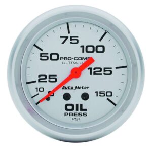 AUTOMETER Ultra Lite 2 5/8in  Oil 0-150 PSI Mech. 4423