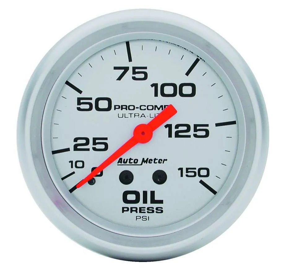 AUTOMETER Ultra Lite 2 5/8in Oil 0-150 PSI Mech. 4423