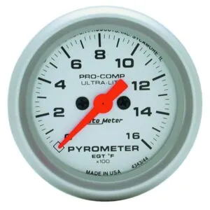 AUTOMETER 2-5/8in U/L 1600 Degree Pyrometer 4444