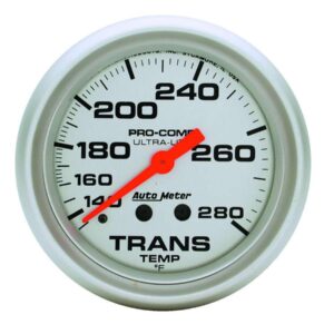 AUTOMETER Ultra-Lite 2-5/8in Trans.Temp. 280 F. Mech. 4451