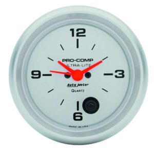AUTOMETER 2-5/8in Ultra-Lite Clock 4485