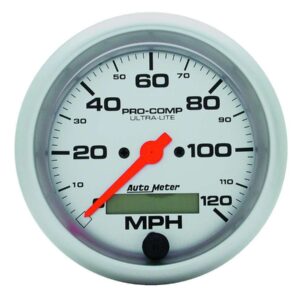 AUTOMETER 3-3/8in Ultra-Lite Elec. 120MPH Speedometer 4487