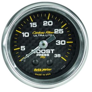 AUTOMETER 2-1/16in C/F Boost Gauge 35psi 4704