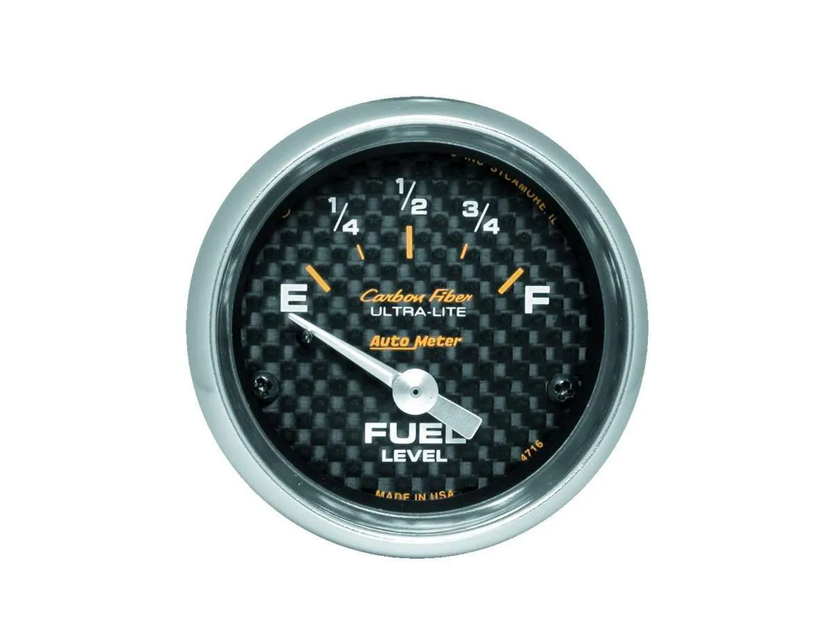AUTOMETER 2-1/16in C/F Fuel Level Gauge 240/33 OHMS 4716