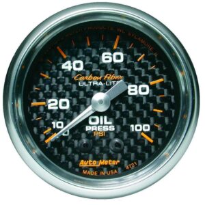 AUTOMETER C/F 2-1/16in Oil Pressure Gauge 0-100PSI 4721