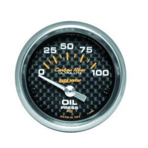AUTOMETER C/F 2-1/16in Oil Pressure Gauge 0-100PSI 4727