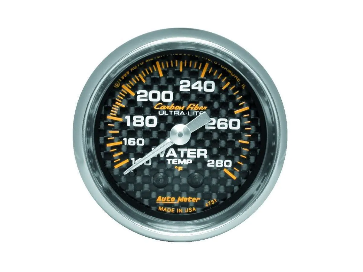 AUTOMETER C/F 2-1/16in Water Temp. Gauge 140-280 4731