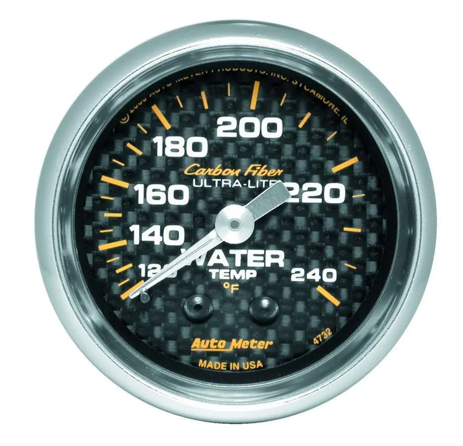 AUTOMETER 2-1/16in C/F Water Temp. Gauge 120-240 4732