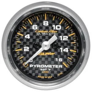 AUTOMETER 2-1/16in C/F 1600 Degree Pyrometer 4744