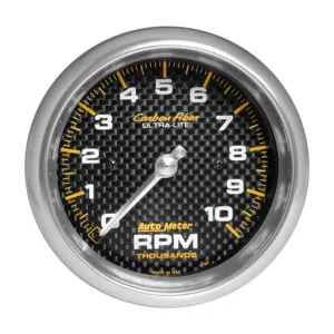 AUTOMETER C/F 3-3/8in 10000RPM In-Dash Tach 4798