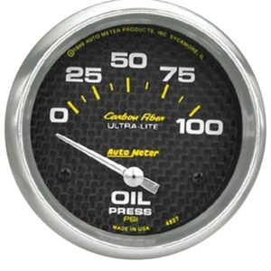 AUTOMETER C/F 2-5/8in Oil Pressure Gauge 0-100PSI 4827
