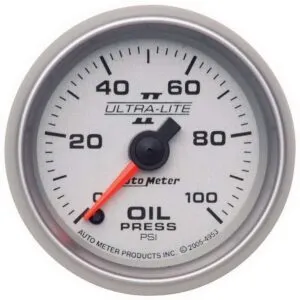 AUTOMETER 2-1/16in U/L II Oil Pressure Gauge 0-100psi 4953