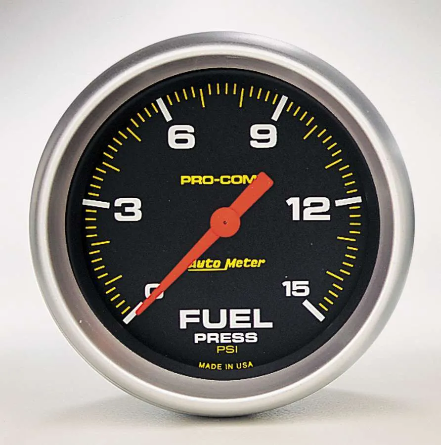 AUTOMETER Pro Comp 2 5/8in Fuel 0-15 PSI Elec. 5461