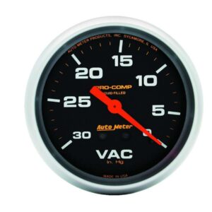 AUTOMETER Vacuum  30 IN.Hg. LFG 5484